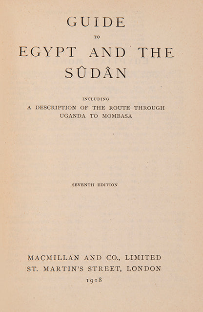 The first edition of this title was published with Palestine in 1901