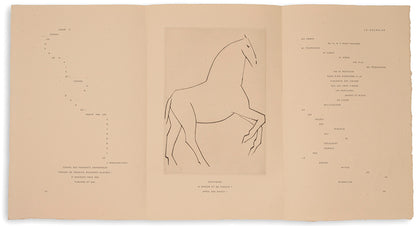 One of 52 copies of Chevaux de minuit, one of Picasso and Iliazd's most successful collaborations. 