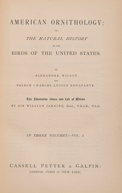 An attractive copy of Wilson's classic work on American Ornithology.