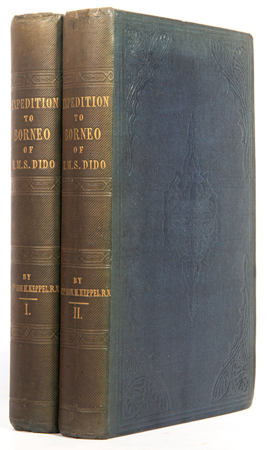 Presentation copy of Henry Keppel's Expedition to Borneo, a primary account for the suppression of piracy off Borneo.