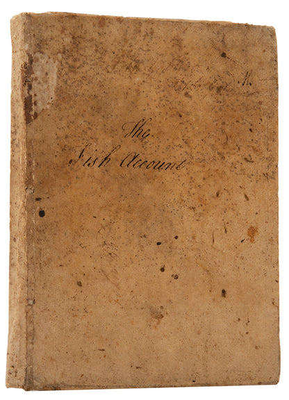 A fascinating manuscript account book being a reocrd of fish farming in Georgian England
