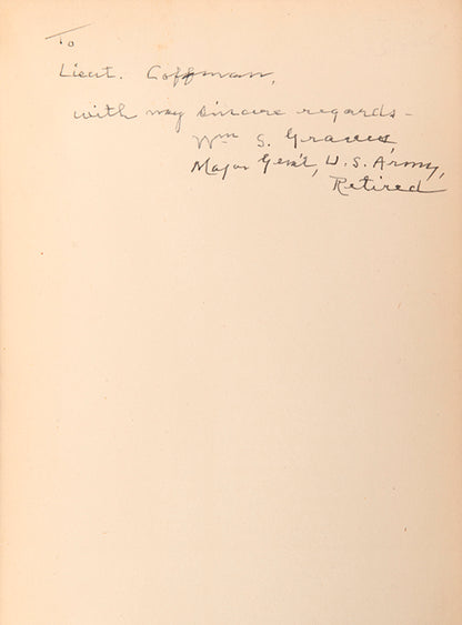 First edition of America's Siberian Adventure by William S. Graves, inscribed by the author.
