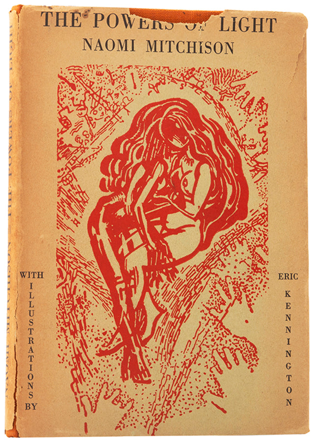 First edition of The Powers of Light by Naomi Mitchison, inscribed by the author, with illustrations by Eric Kennington.
