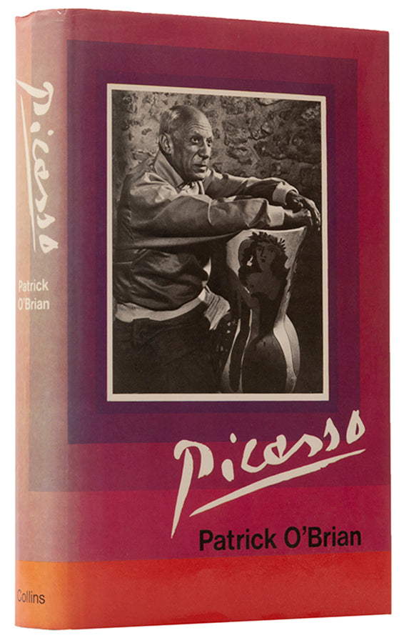 First edition of Picasso A Biography by Patrick O'Brian, inscribed by the author.