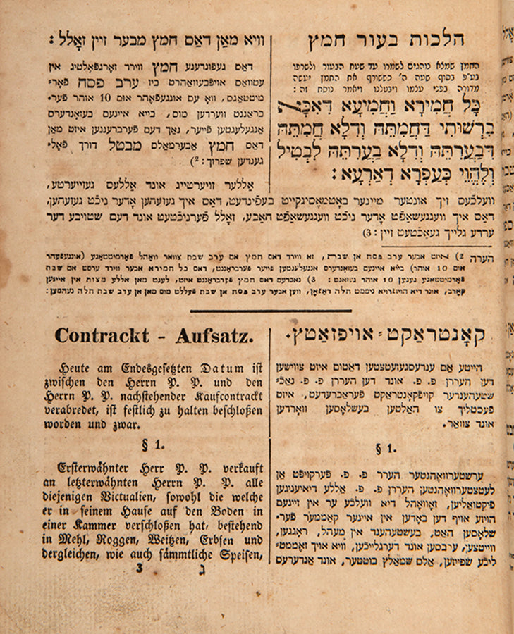 An interesting 19th-century example of Ashkenazic Passover Haggadah with commentary by Gabriel HaKohen of Zamter.