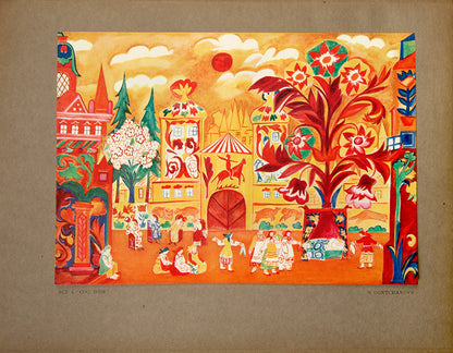 The plates represent the work of the main artists who contributed to the early days of the Ballets Russes