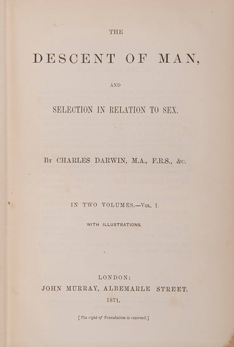 The Descent of Man,