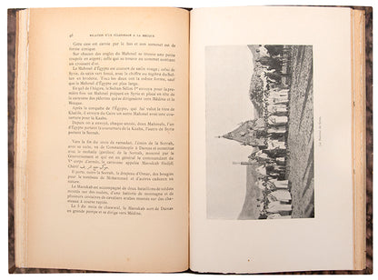 A Personal account of Kedem Zadeh's pilgrimage to Mecca between 1910 and 1911, printed in Paris in 1912.