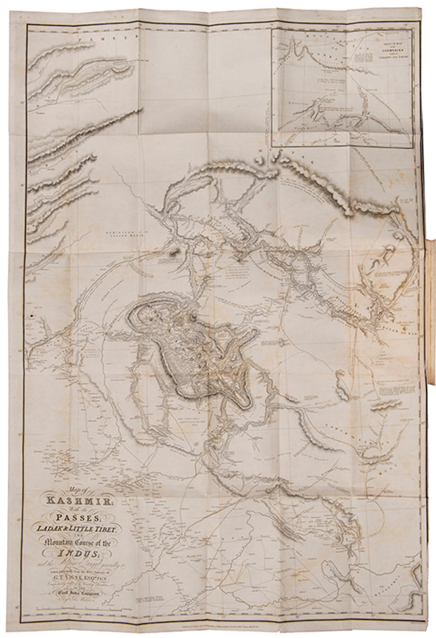 Vigne travelled extensively in Northern India in the years 1834 to 1838. Although a private traveller, he mapped the country through which he travelled