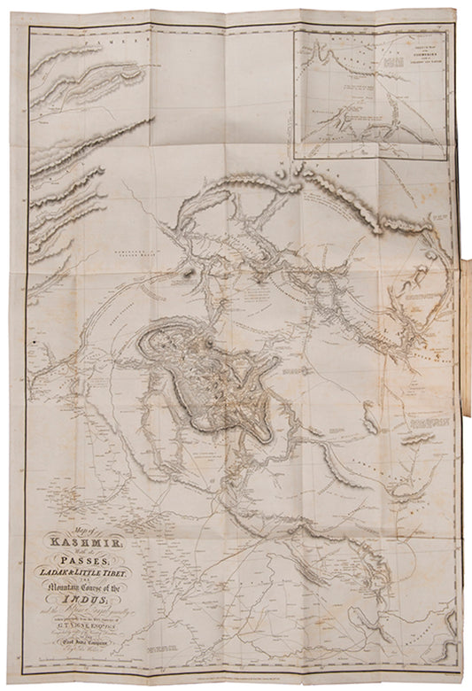 Vigne travelled extensively in Northern India in the years 1834 to 1838. Although a private traveller, he mapped the country through which he travelled