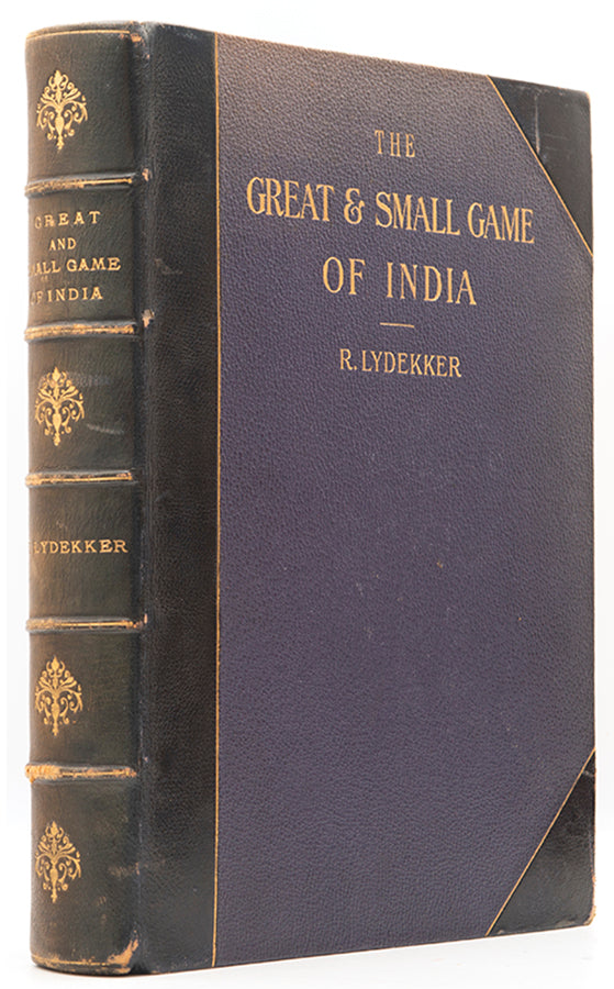 A sumptuous rendering of south Asia's wild game species in art and text. Lydekker describes more than seventy varieties of game with attendant notes