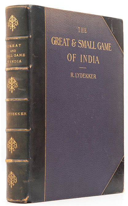 A sumptuous rendering of south Asia's wild game species in art and text. Lydekker describes more than seventy varieties of game with attendant notes