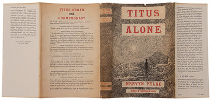 A set of three first editions from Mervyn Peake's Gorenghast trilogy, comprising Titus Groan, Gormenghast, and Titus Alone