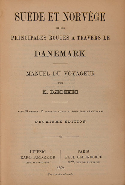 There were only four editions of this title published in French.  Plans include Copenhagen, Bergen and Stockholm.