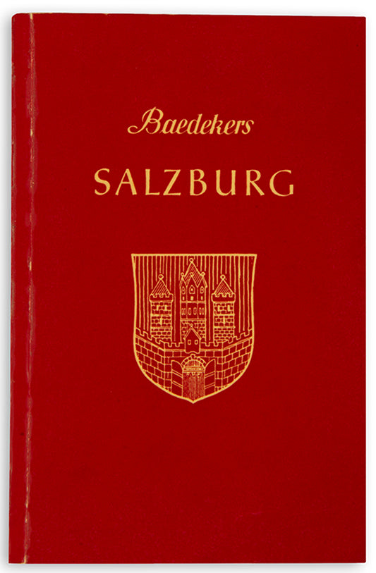Rare presentation copy of Salzburg, inscribed by the publisher  Karl Friedrich Baedeker in 1964.