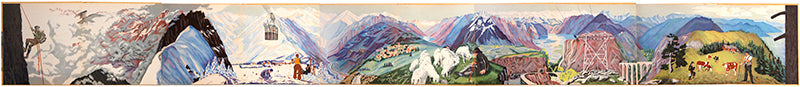 Complete collection of Exter's panoramas, masterpieces of graphic design unsurpassed 
