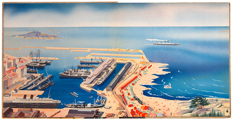 Complete collection of Exter's panoramas, masterpieces of graphic design unsurpassed 
