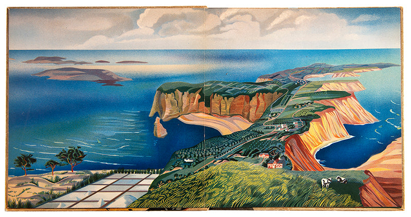 Complete collection of Exter's panoramas, masterpieces of graphic design unsurpassed 