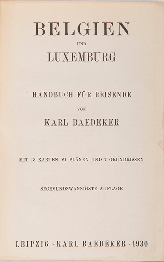 Last edition of this title. This copy was issued a couple of months before the outbreak of World War II.