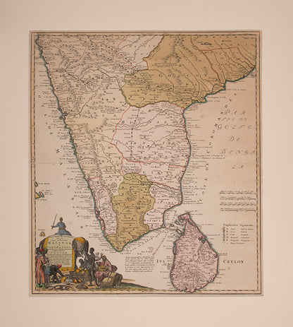 Peninsula Indiae citra Gangem; hoc est, Orae Malaba. et Coromandel