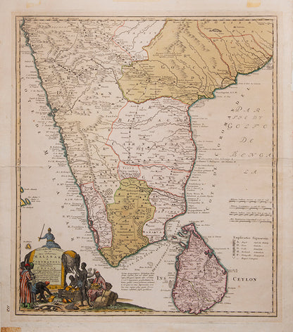 Peninsula Indiae citra Gangem; hoc est, Orae Malaba. et Coromandel