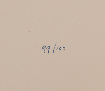 Limited edition of The Watch Tower by Eric Walter White, of which this is number 99.