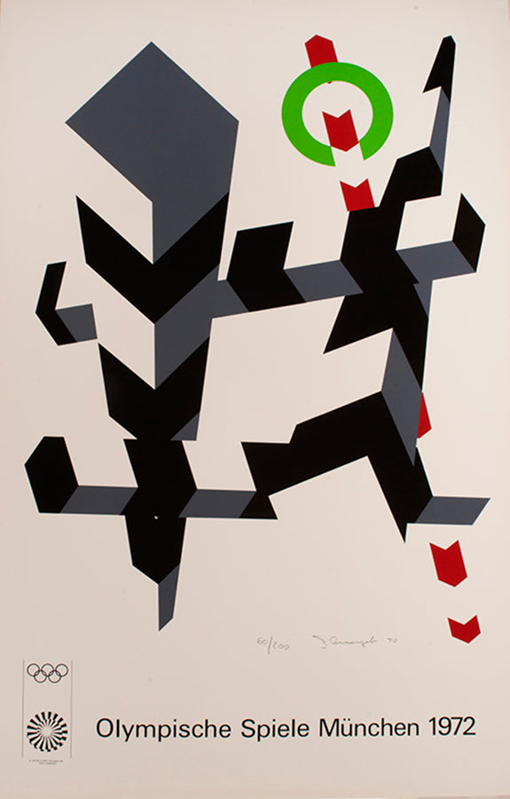 Various Artists, The Munich 1972 Olympic Posters, complete collection of 28 artists original graphics, each signed, from the edition of 200 