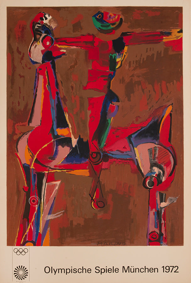 Various Artists, The Munich 1972 Olympic Posters, complete collection of 28 artists original graphics, each signed, from the edition of 200 