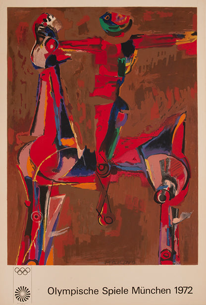 Various Artists, The Munich 1972 Olympic Posters, complete collection of 28 artists original graphics, each signed, from the edition of 200 