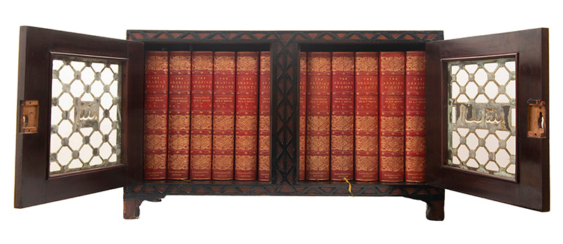One of 50 edition de luxe sets of the Arabian Nights by Richard Burton, published from 1902 to 1904.