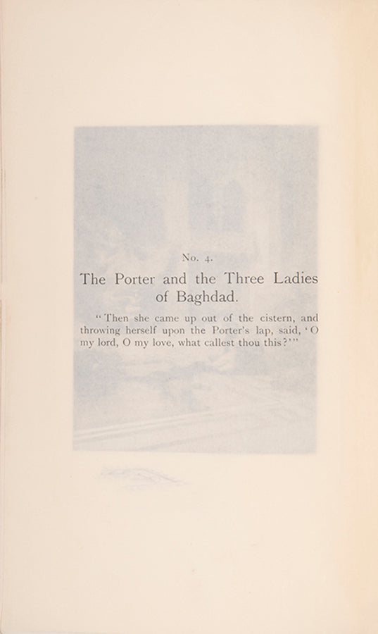 One of 50 edition de luxe sets of the Arabian Nights by Richard Burton, published from 1902 to 1904.