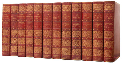 One of 50 edition de luxe sets of the Arabian Nights by Richard Burton, published from 1902 to 1904.