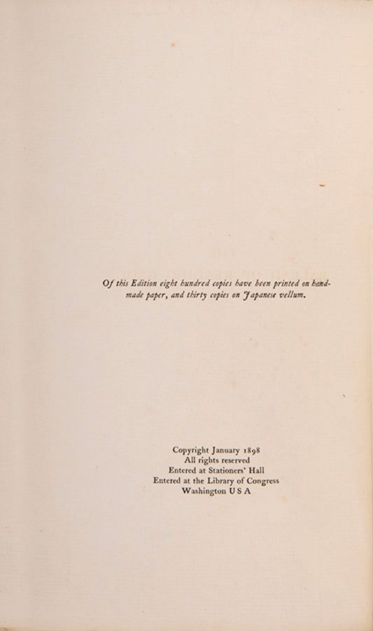 First edition of The Ballad of Reading Gaol by Oscar Wilde, limited to 800 copies on hand-made paper.