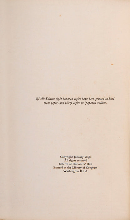 First edition of The Ballad of Reading Gaol by Oscar Wilde, limited to 800 copies on hand-made paper.