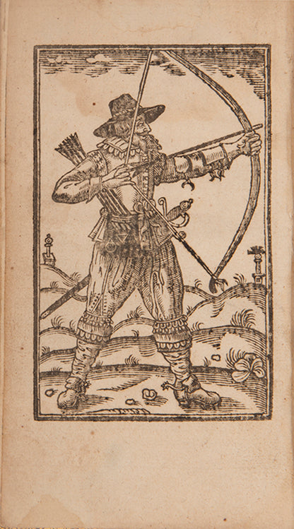 The first edition of Gervase Markham's The Art of Archerie, defending England's traditional pastime and system of defence amidst the rise of gunpowder