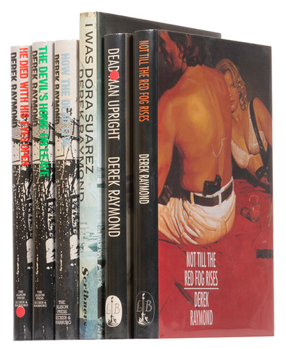 A complete set of first printings of the Factory Novels by Derek Raymond.