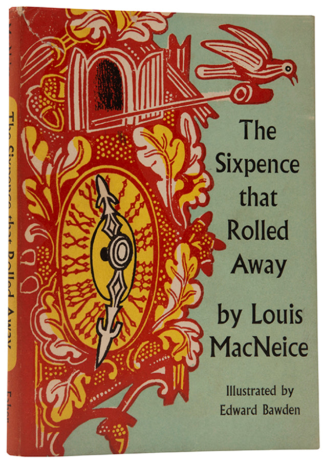 Edward Bawden's personal copy of The Sixpence that Rolled Away by Louis MacNeice, with Bawden's ownership signature.