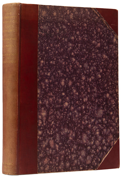 Limited edition of The Complete Works of Petronius, signed by the translator and inscribed by the publisher.