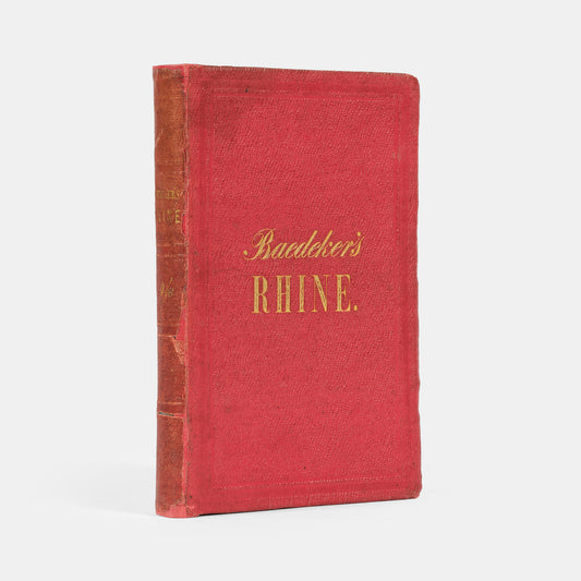 First English edition of the first English Baedeker title to be published.