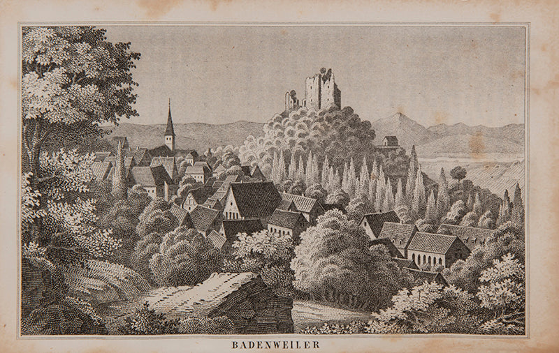 First English edition of the first English Baedeker title to be published.