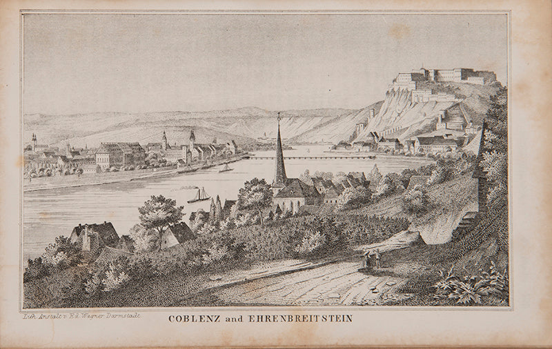 First English edition of the first English Baedeker title to be published.