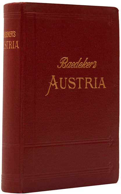 Last English edition of this Baedeker guidebook to be published.  With a rare printing error.
