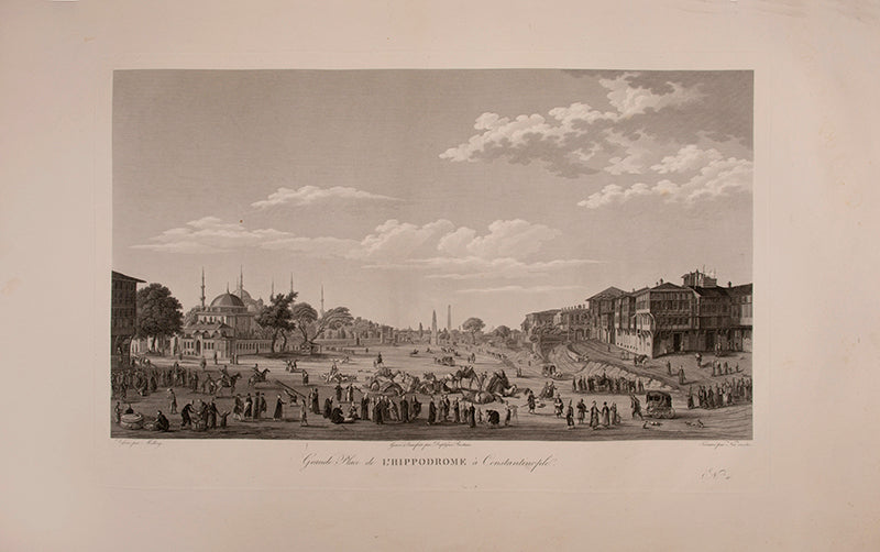 Grande Place de L'Hippodrome à Constantinople.