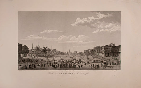 Grande Place de L'Hippodrome à Constantinople.