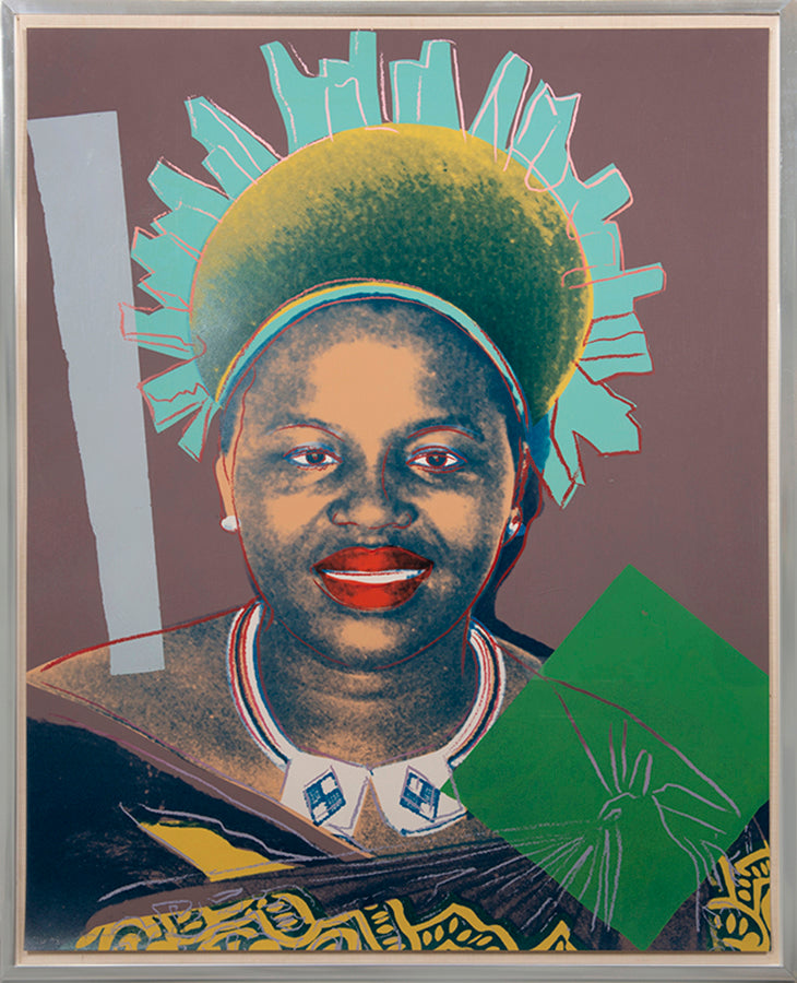 Andy Warhol, Queen Ntombi Twala, from Reigning Queens, 1985, unique trial proof, signed by the artist, on Lenox Museum Board