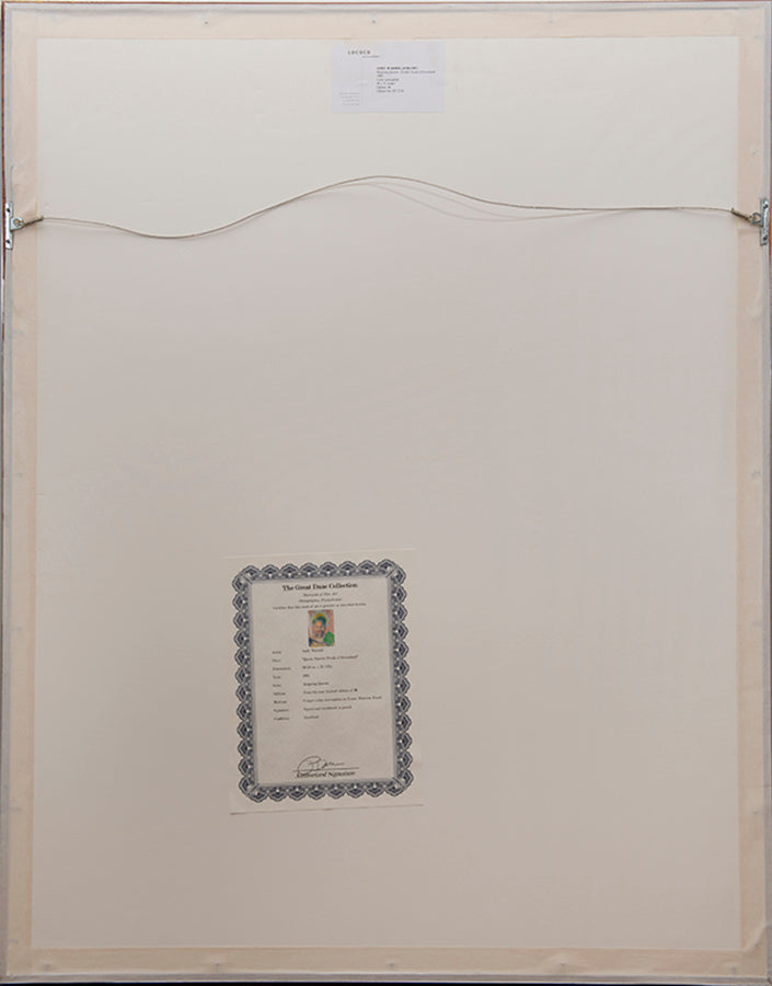 Andy Warhol, Queen Ntombi Twala, from Reigning Queens, 1985, unique trial proof, signed by the artist, on Lenox Museum Board