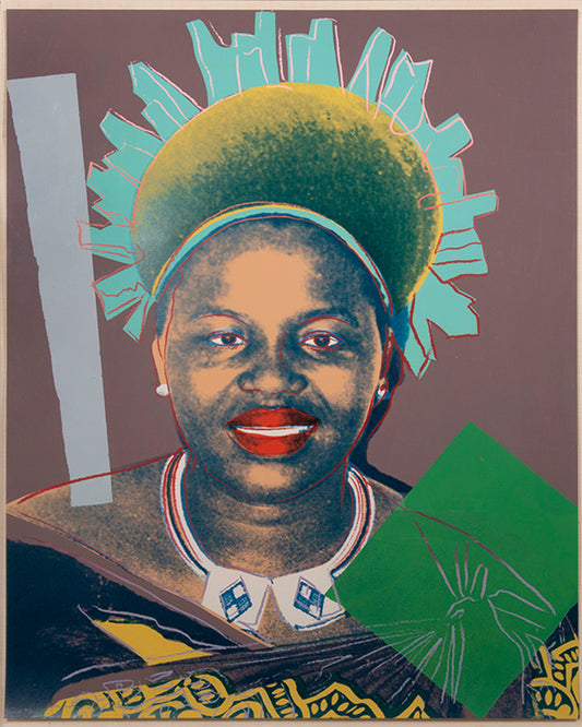 Andy Warhol, Queen Ntombi Twala, from Reigning Queens, 1985, unique trial proof, signed by the artist, on Lenox Museum Board