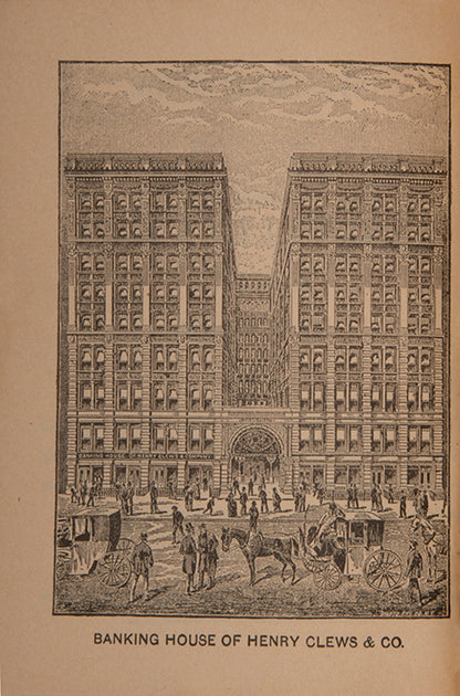The third issue of Clews' pocket guide to investment opportunities in the United States for the year 1899, including lists of bonds and stock options.