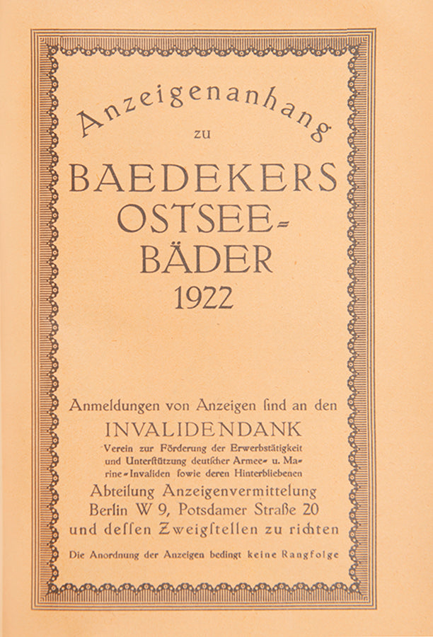 This is the first issue with adverts at rear. A scarce regional guide covering North and East Germany.