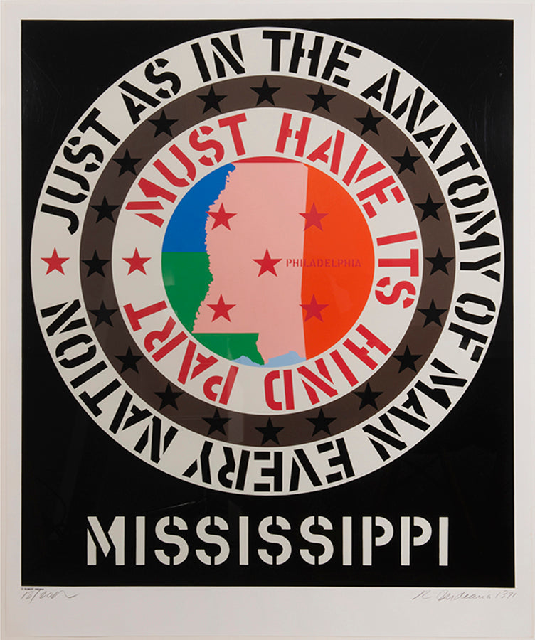 Robert Indiana, Decade Portfolio, 1971, ten screenprints, signed by the artist, from the edition of 200, on Schoellers Parole paper
